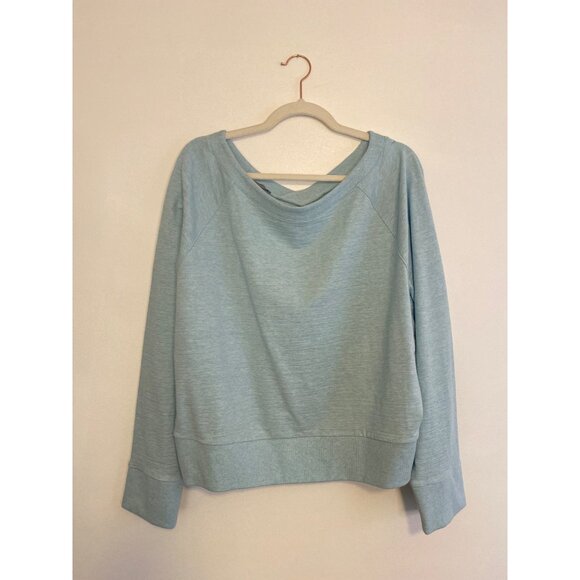 T By Talbots Women's XL Blue Lightweight Pullover Sweatshirt With UPF 50+ - Picture 1 of 5